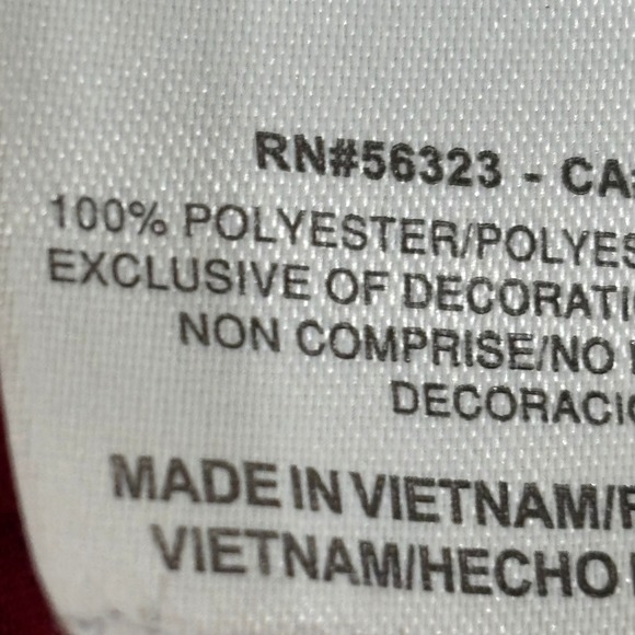 Nike Dri Fit Red Long Sleeve Athletic Shirt Men's XL - Picture 8 of 10